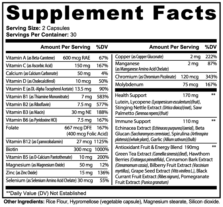 MEKLAU Complete Multivitamin Vis Aeterna Sport