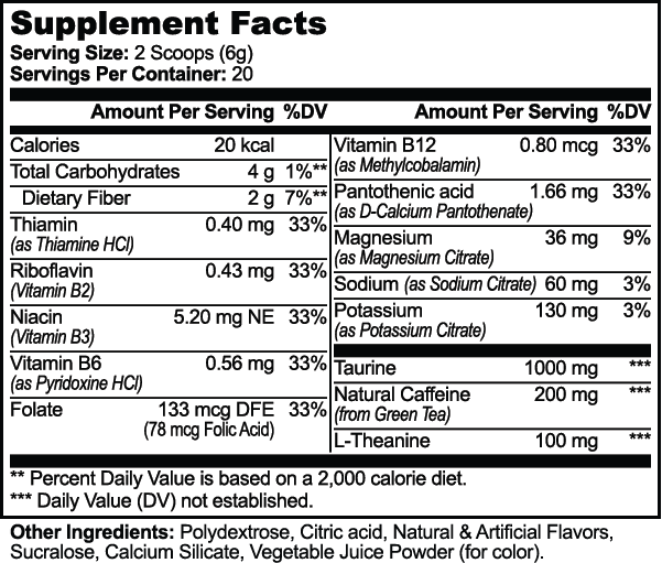 MEKLAU Energy Powder (Yuzu Flavor) Vis Aeterna