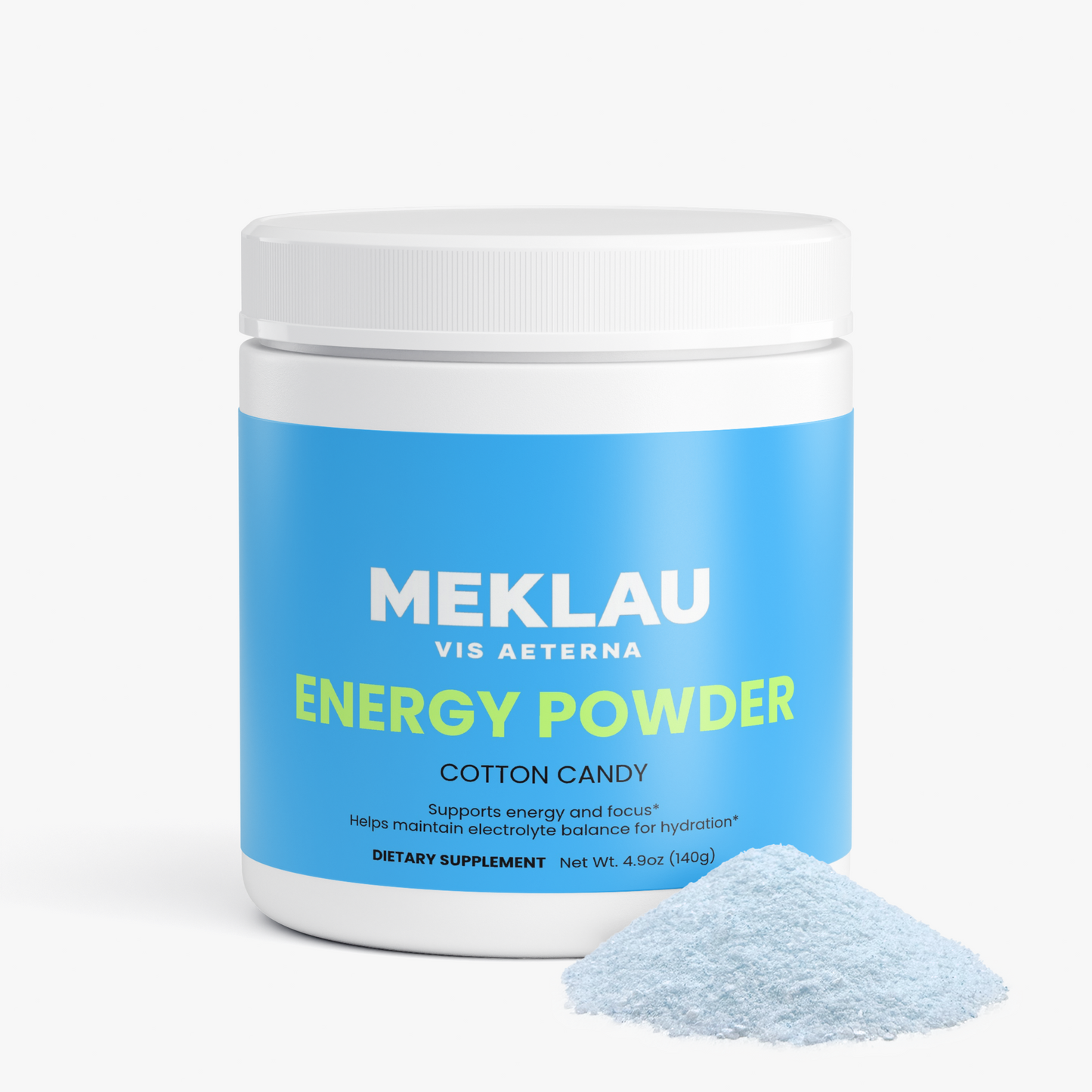 MEKLAU Energy Powder (Cotton Candy) Vis Aeterna