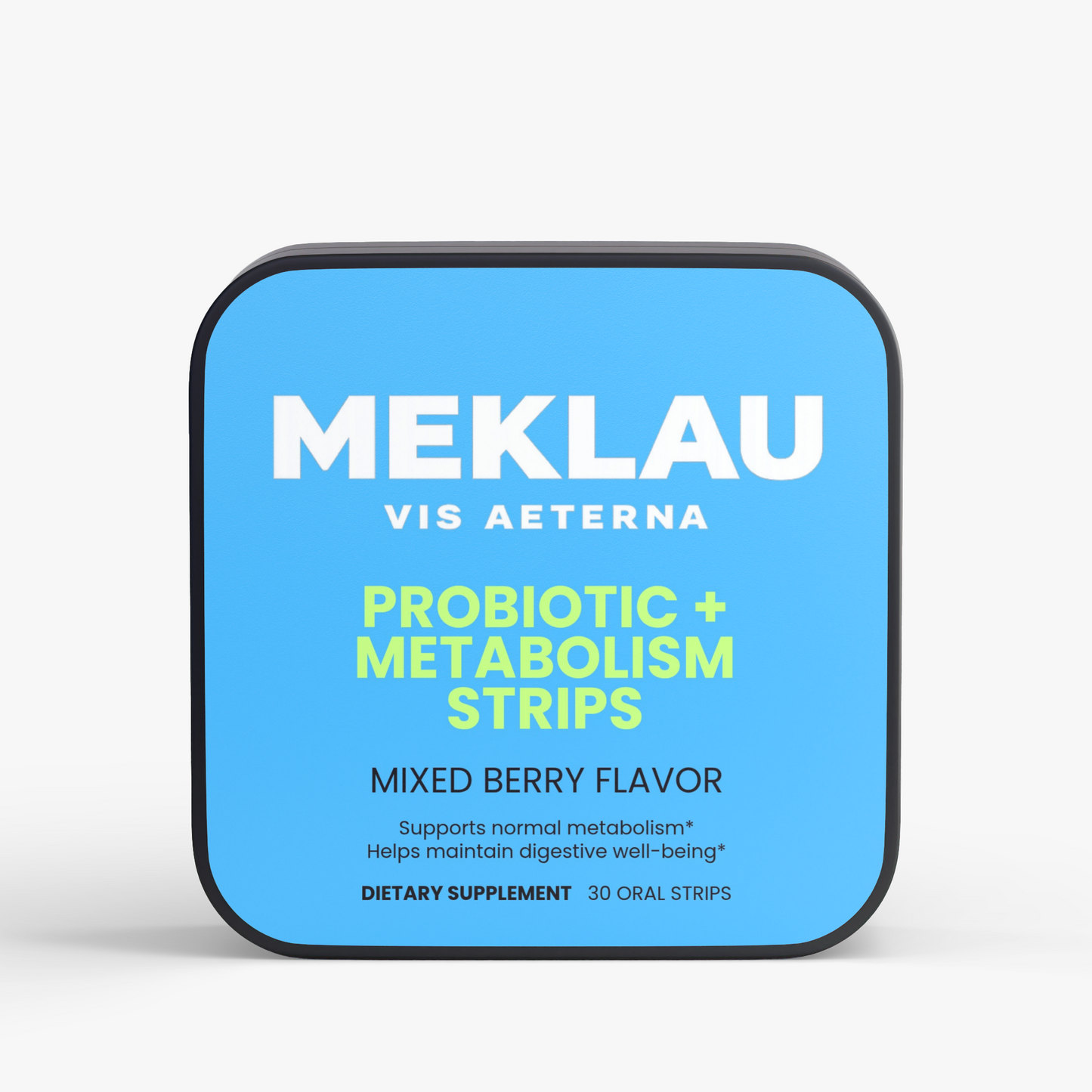 MEKLAU Probiotic + Metabolism Strips Vis Aeterna