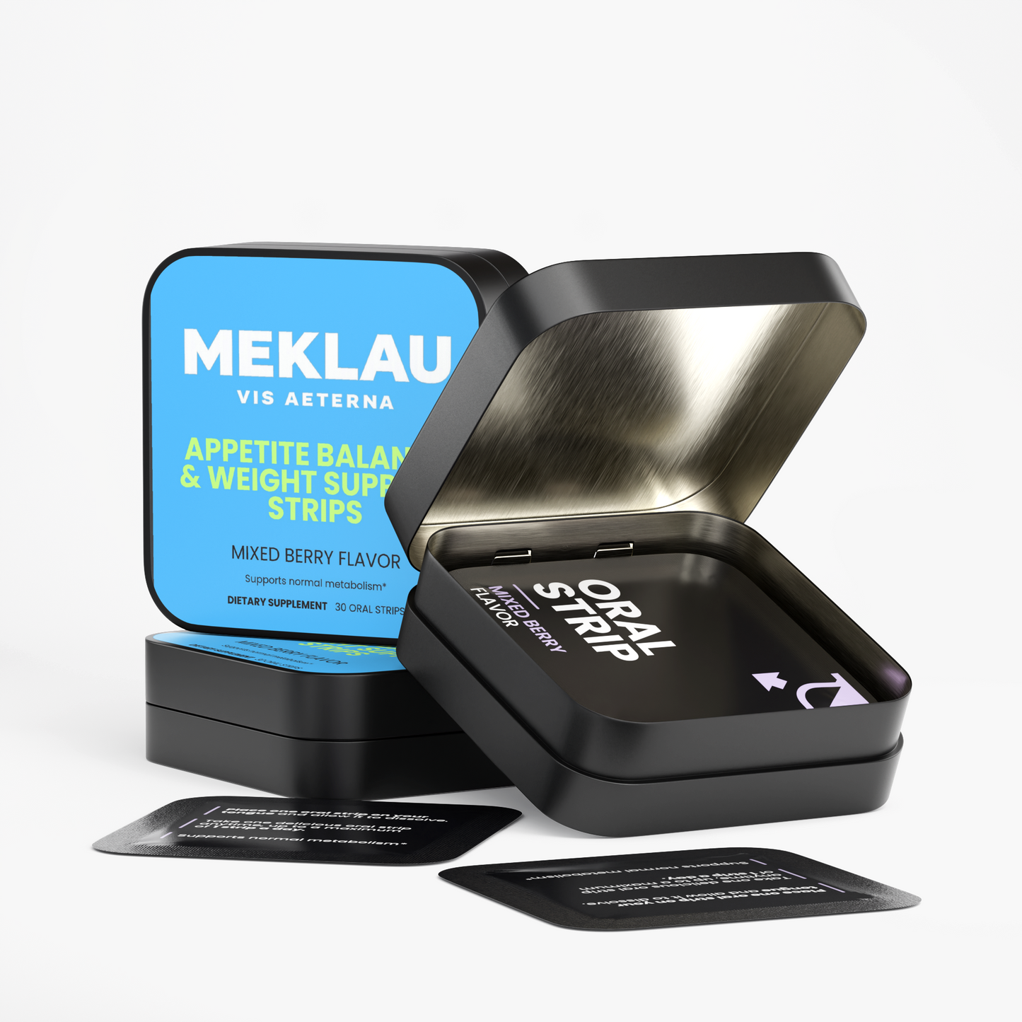 MEKLAU Appetite Balance & Weight Support Strips Vis Aeterna