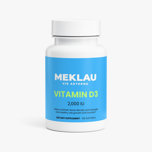 MEKLAU Vitamin D3 2,000 IU Vis Aeterna