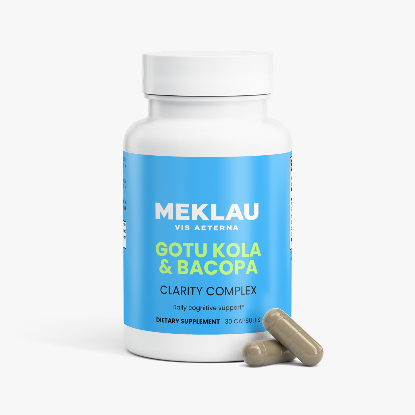 MEKLAU Gotu Kola & Bacopa Clarity Complex Vis Aeterna