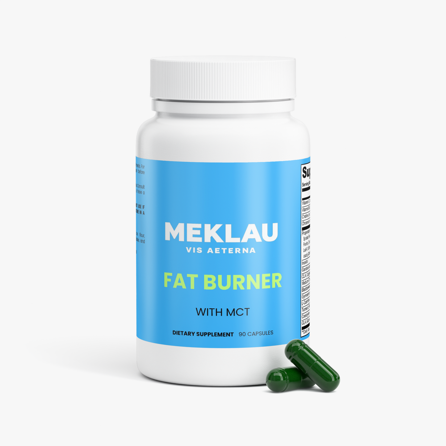 MEKLAU Fat Burner with MCT Vis Aeterna