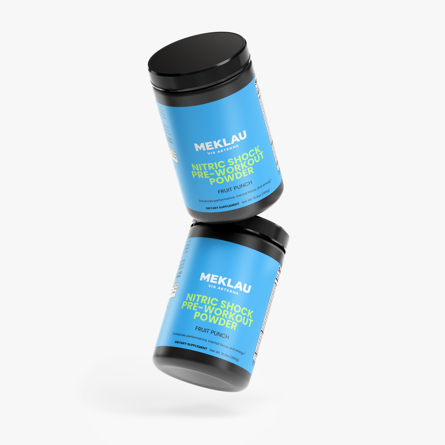 MEKLAU Nitric Shock Pre-Workout Powder (Fruit Punch) Vis Aeterna