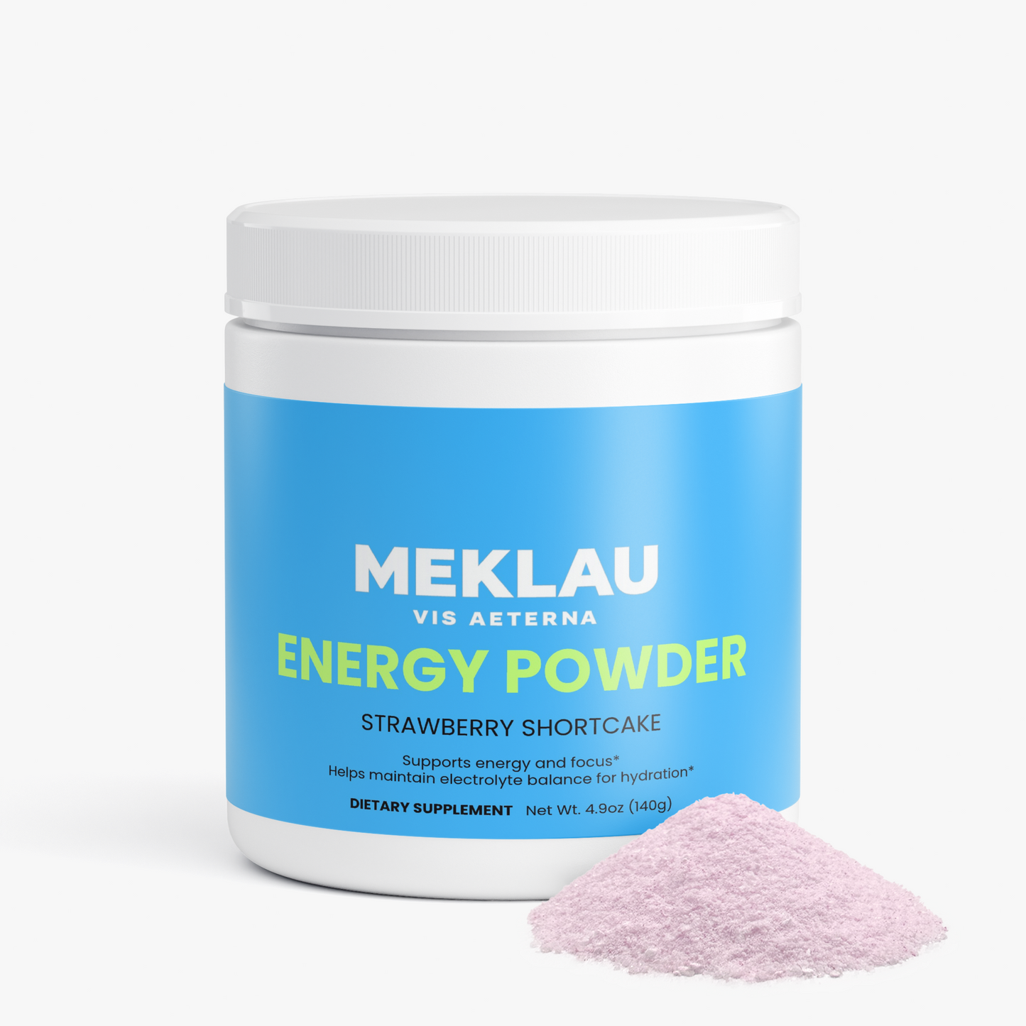 MEKLAU Energy Powder (Strawberry Shortcake) Vis Aeterna