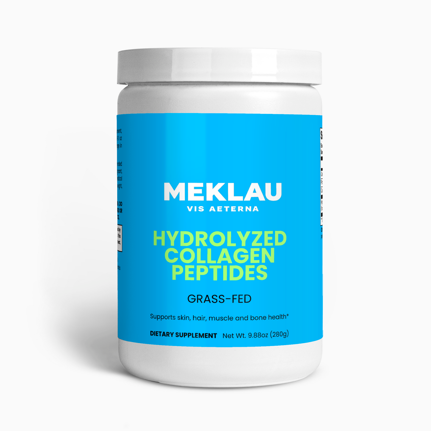 MEKLAU Grass-Fed Hydrolyzed Collagen Peptides Vis Aeterna