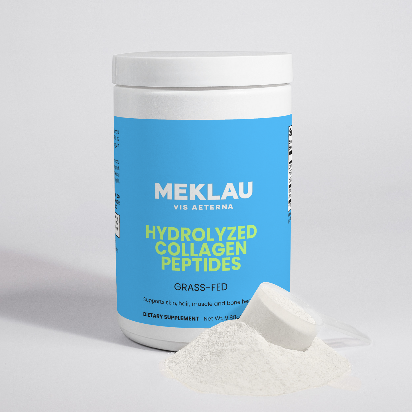 MEKLAU Grass-Fed Hydrolyzed Collagen Peptides Vis Aeterna