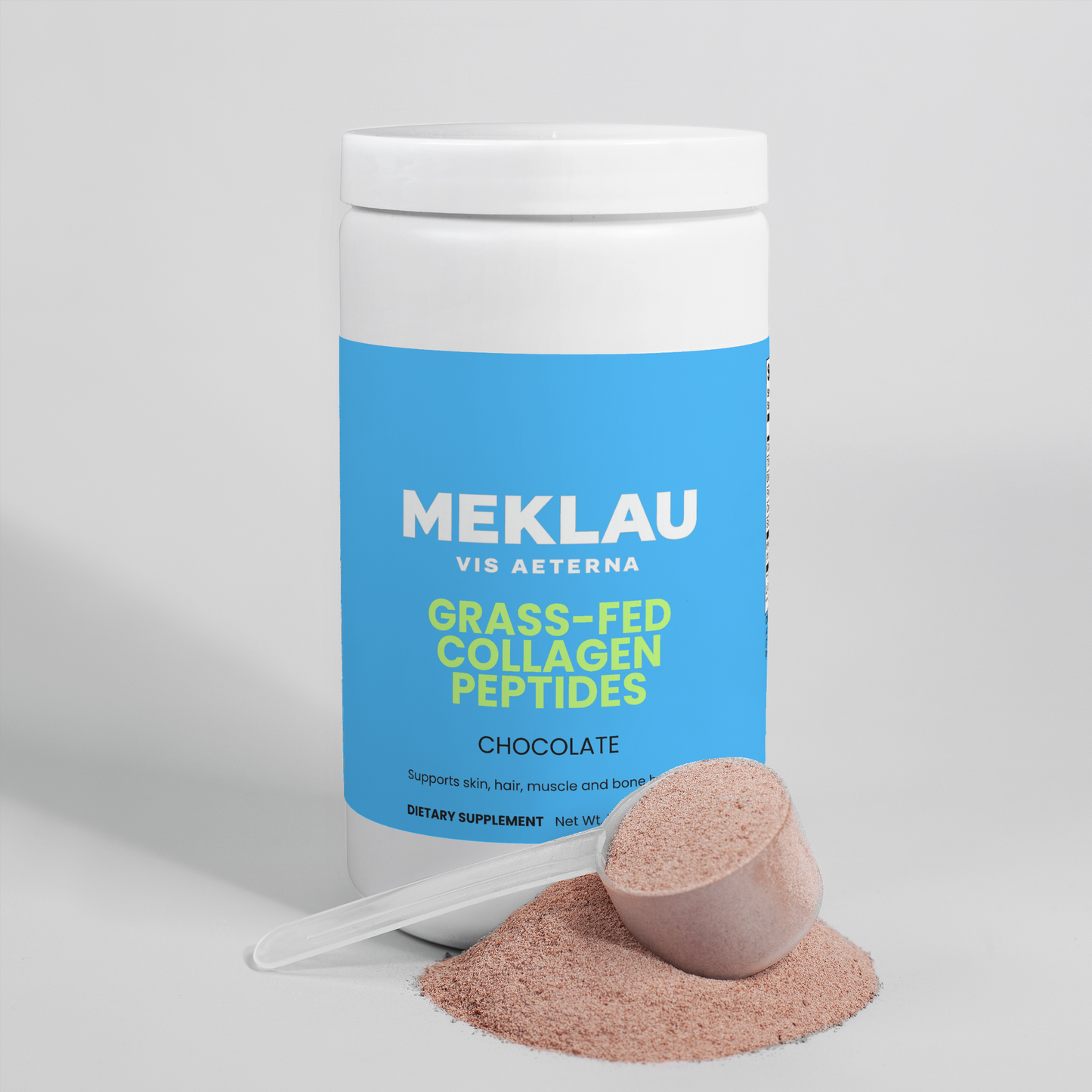 MEKLAU Grass-Fed Collagen Peptides Powder (Chocolate) Vis Aeterna