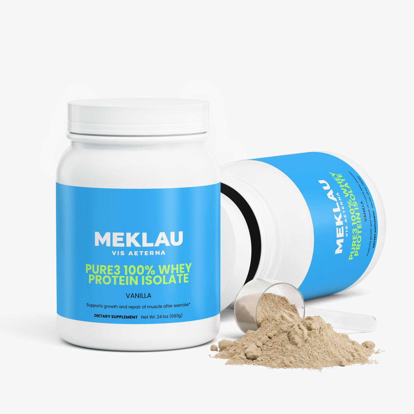 MEKLAU Pure3 100% Whey Protein Isolate (Vanilla) Vis Aeterna