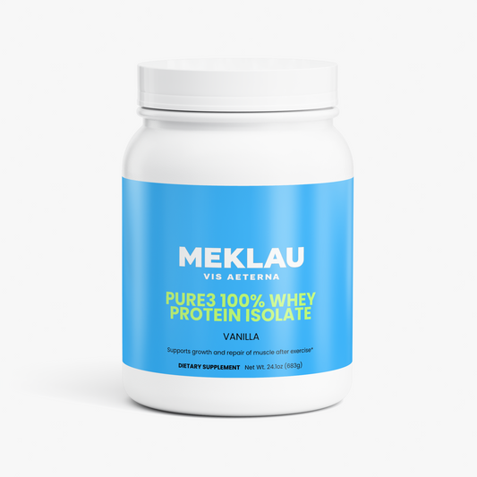 MEKLAU Pure3 100% Whey Protein Isolate (Vanilla) Vis Aeterna