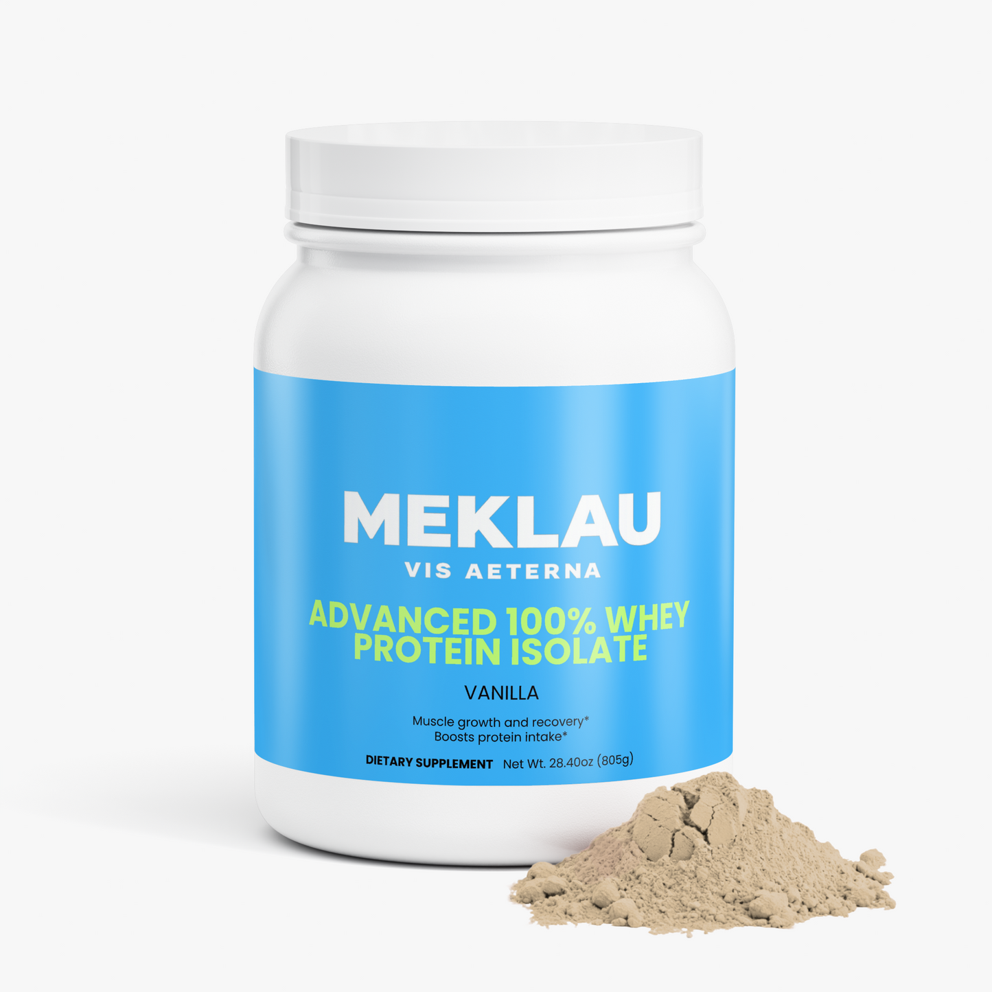 MEKLAU Advanced 100% Whey Protein Isolate (Vanilla) Vis Aeterna