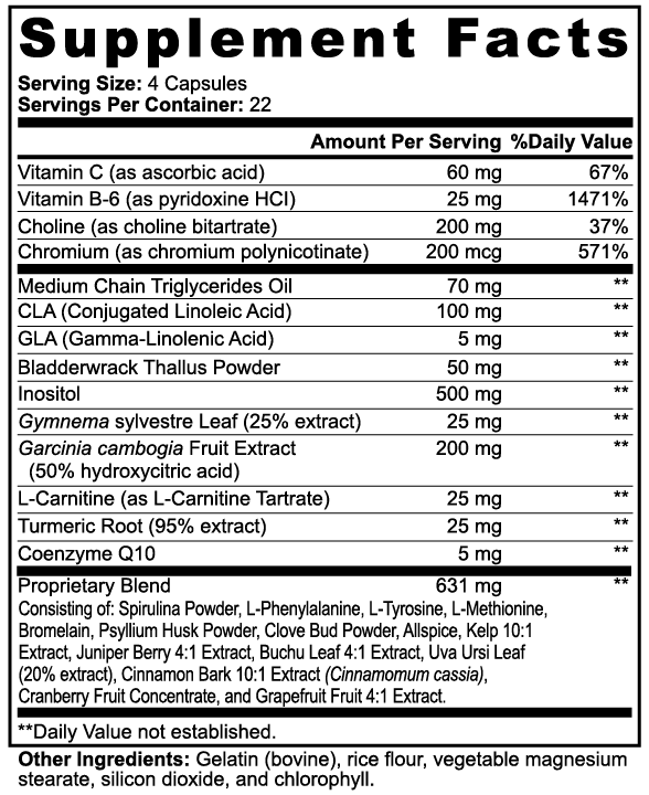MEKLAU Fat Burner with MCT Vis Aeterna