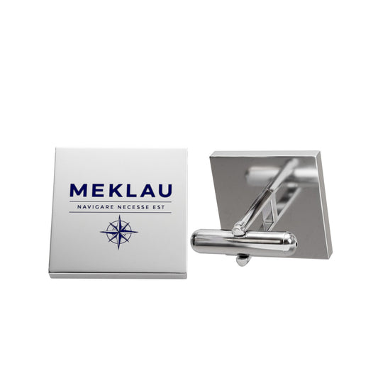 MEKLAU Square Cufflinks - Engraved Formal Accessories
