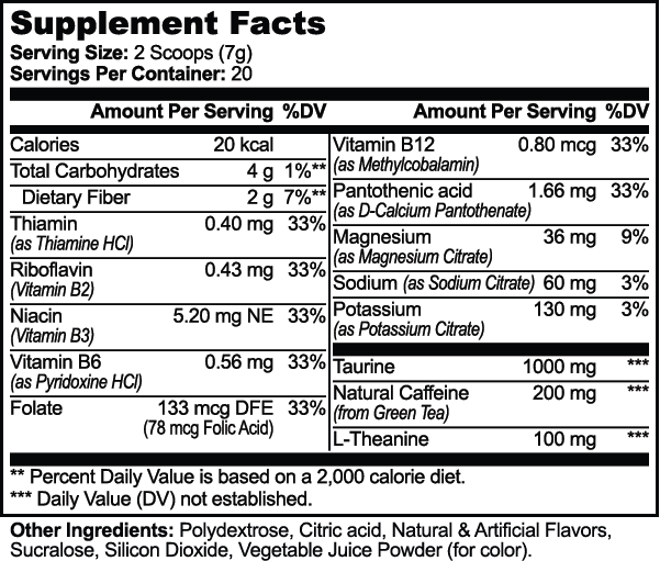 MEKLAU Energy Powder (Melon Creamsicle) Vis Aeterna