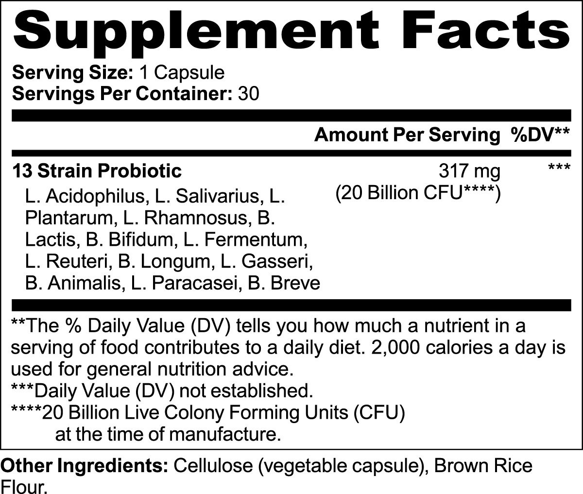 MEKLAU Probiotic 20 Billion Vis Aeterna
