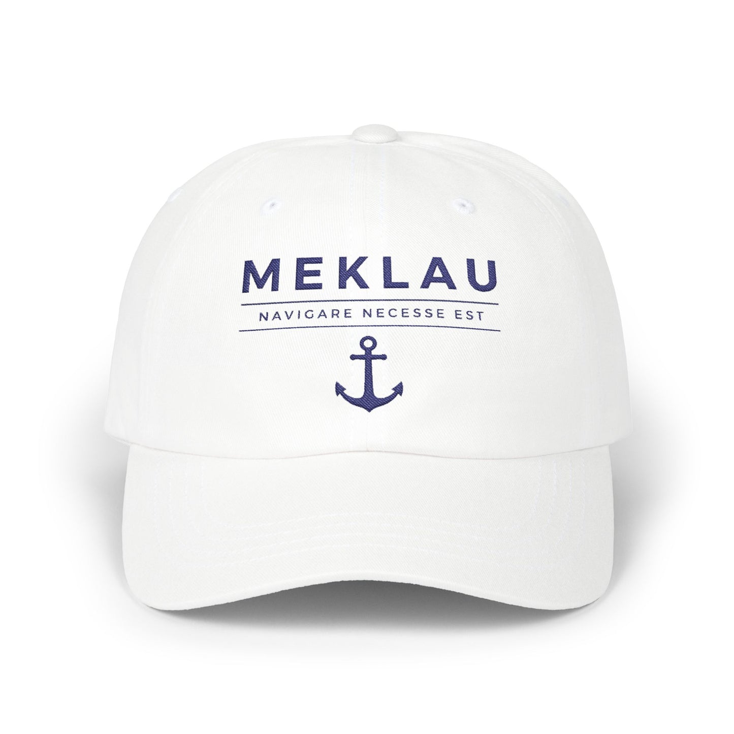 MEKLAU Berretto da papà con ancora nautica - Cappello costiero