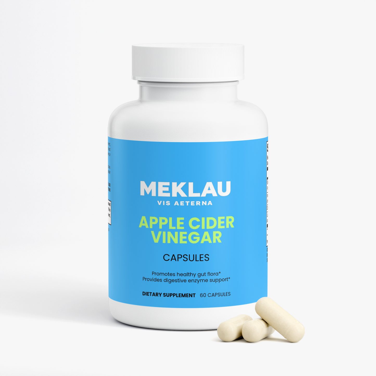 MEKLAU Apple Cider Vinegar Capsules Vis Aeterna