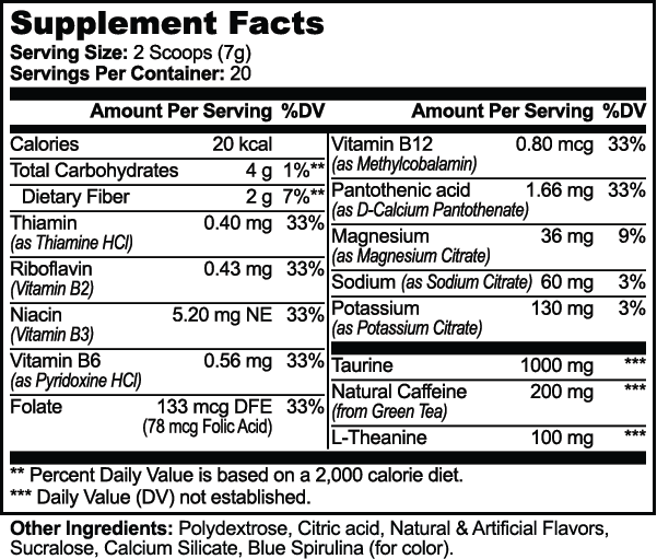 MEKLAU Energy Powder (Cotton Candy) Vis Aeterna